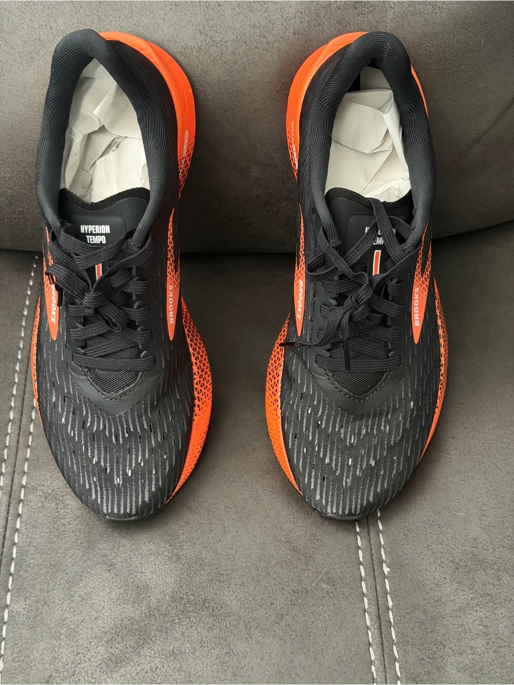 Brooks Hyperion Tempo 2022 Women’s Running Shoes Size 7.5 NWOB Black Orange - Picture 7 of 9